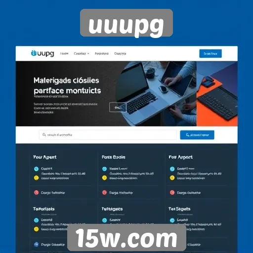 Navegando pela interface do site uuupg